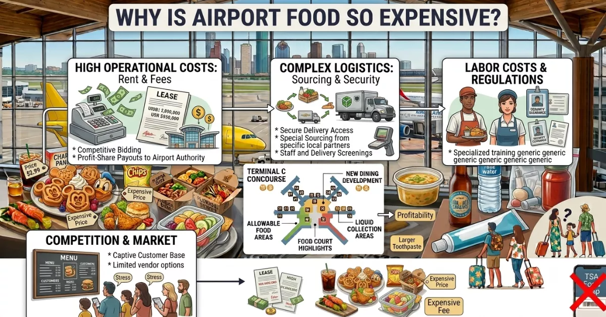 Why Is Airport Food So Expensive